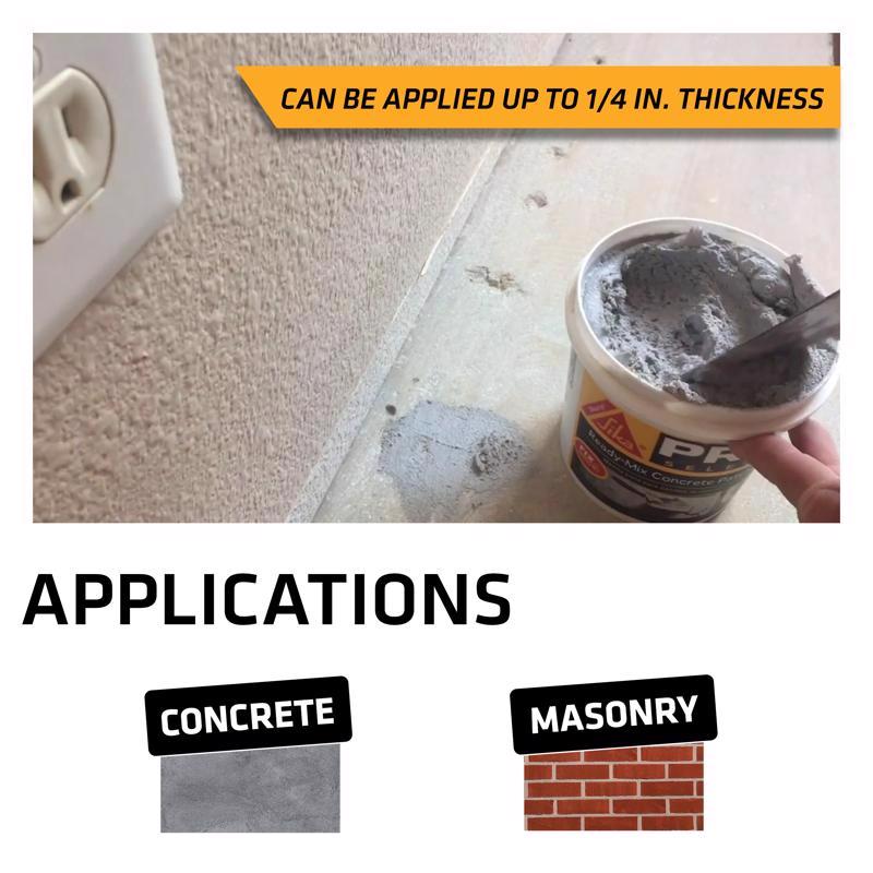 Sika Pro Select Concrete Patch 1 qt Gray