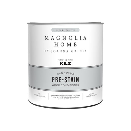 Magnolia Home by Joanna Gaines Kilz Transparent Flat Clear Water-Based Acrylic Pre-Stain Conditioner, Pack of 6