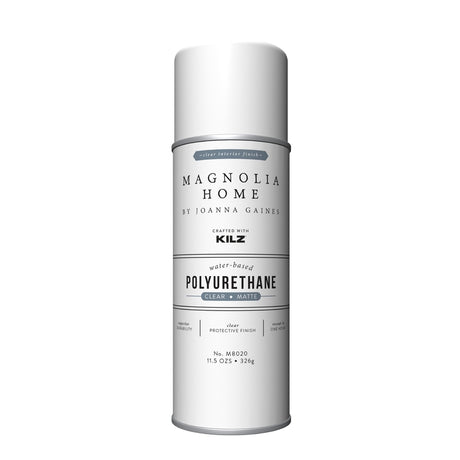 Magnolia Home by Joanna Gaines Kilz Transparent Matte Clear Water-Based Polyurethane Top Coat 11-1/2, Pack of 6