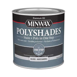 Minwax PolyShades Semi-Transparent Gloss Aged Barrel Stain/Polyurethane Finish 1/2 pt, Pack of 4