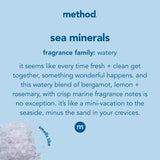 Method Sea Minerals Scent Gel Hand Wash Refill 34 oz, Pack of 4