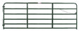 Tarter 2RG12 Bull Gate, 12 ft W Gate, 52 in H Gate, Steel Frame, Red