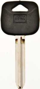 Hy-Ko 12005TR47 Automotive Key Blank, Brass/Plastic, Nickel, For: Toyota Vehicle Locks, TR47 Key Number, Pack of 5