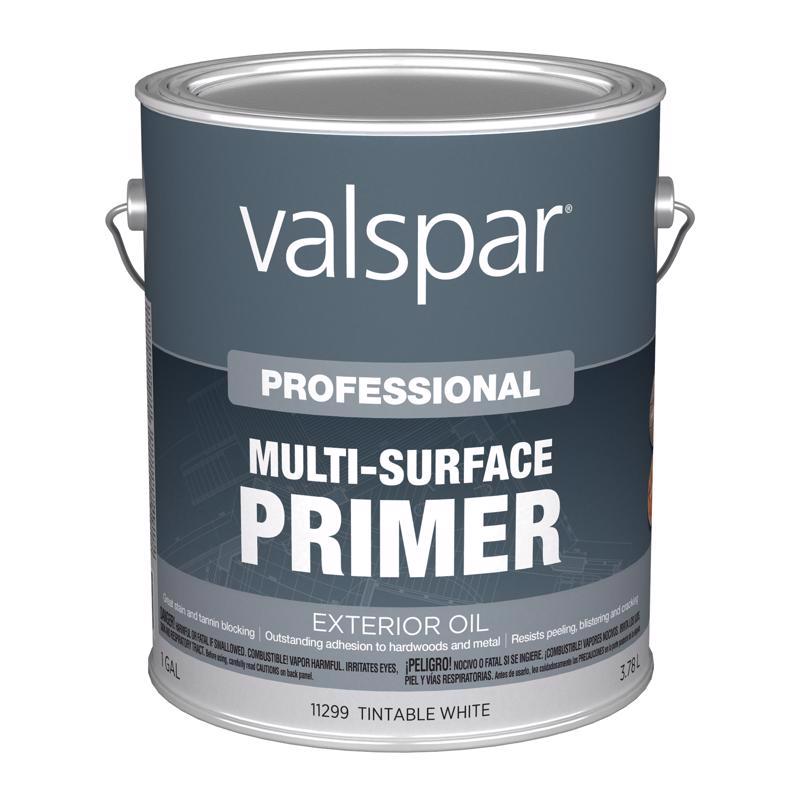 Valspar Professional 11299 Series 045.0011299.007 Multi-Surface Primer, Tintable White, 1 gal