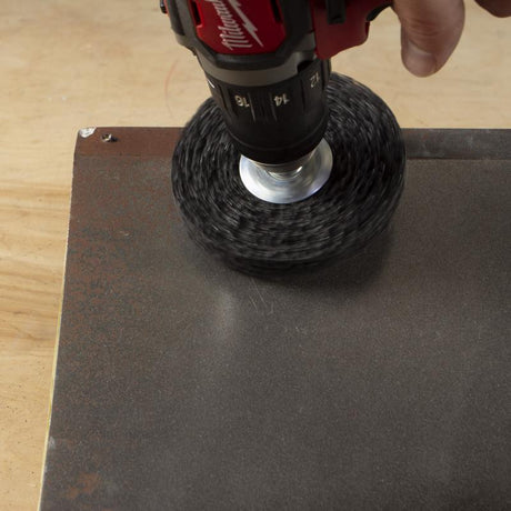 Ace 4 in. Silicon Carbide Bolt-On Drill Mount Paint and Rust Remover Disc 24 Grit Extra Coarse 1 pk