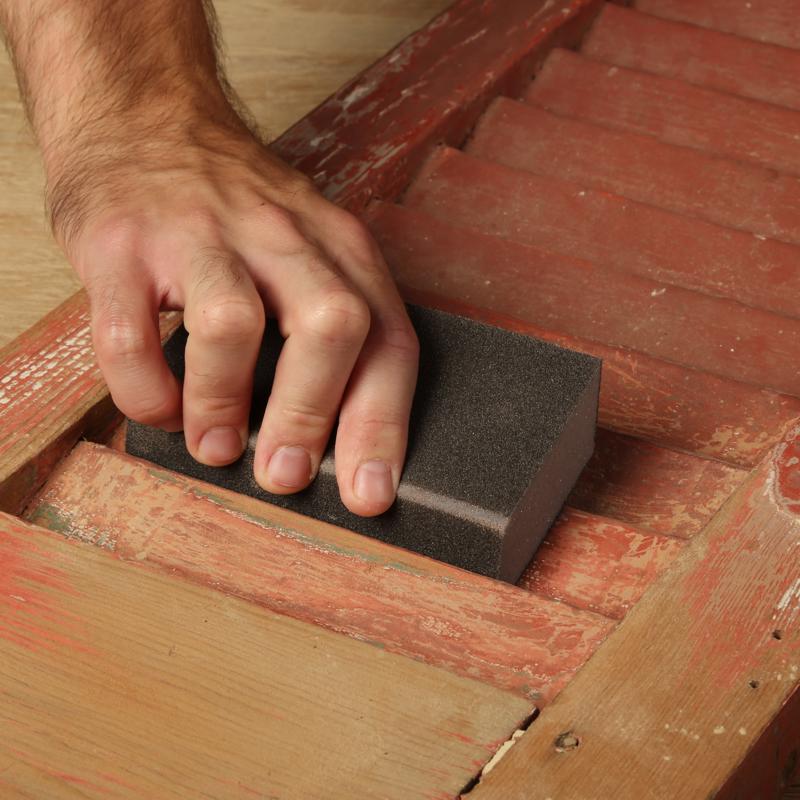Ace 5 in. L X 2.5 in. W X 1 in. 80 Grit Medium Wedge Sanding Sponge