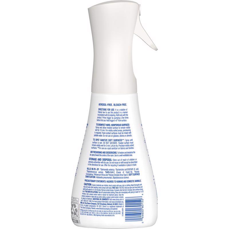 Clorox Eucalyptus Peppermint Scent Disinfectant Cleaner 16 oz 1 pk, Pack of 6