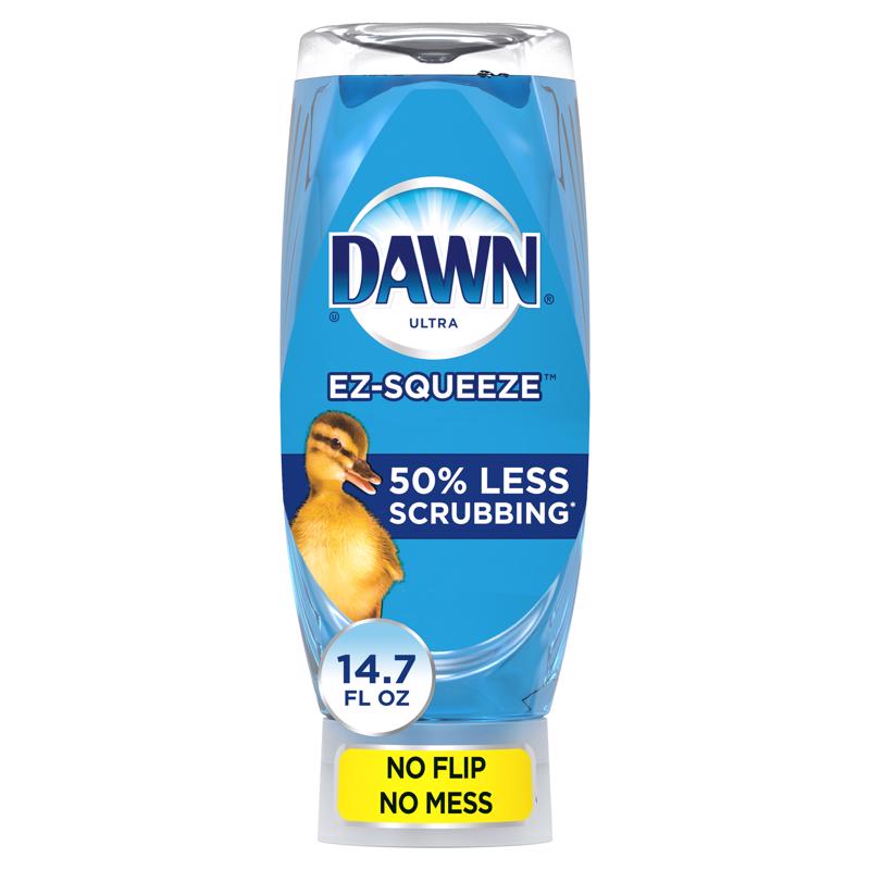 Dawn EZ Squeeze Ultra Original Scent Liquid Dish Soap 14.7 oz 1 pk, Pack of 8