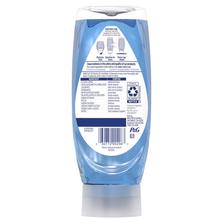 Dawn EZ Squeeze Ultra Original Scent Liquid Dish Soap 14.7 oz 1 pk, Pack of 8