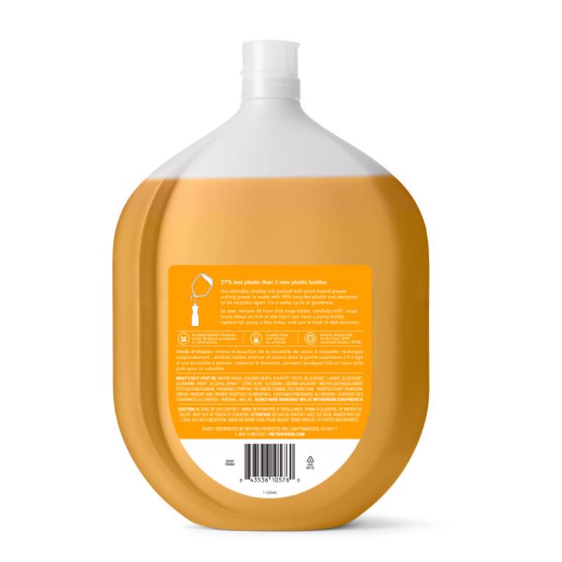 Method Clementine Scent Liquid Dish Soap Refill 54 oz 1 pk, Pack of 4