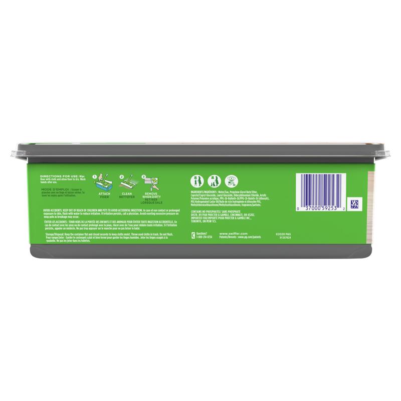 Swiffer Sweeper 5.4 in. Wet Microfiber Mop Refill Pad 20 pk