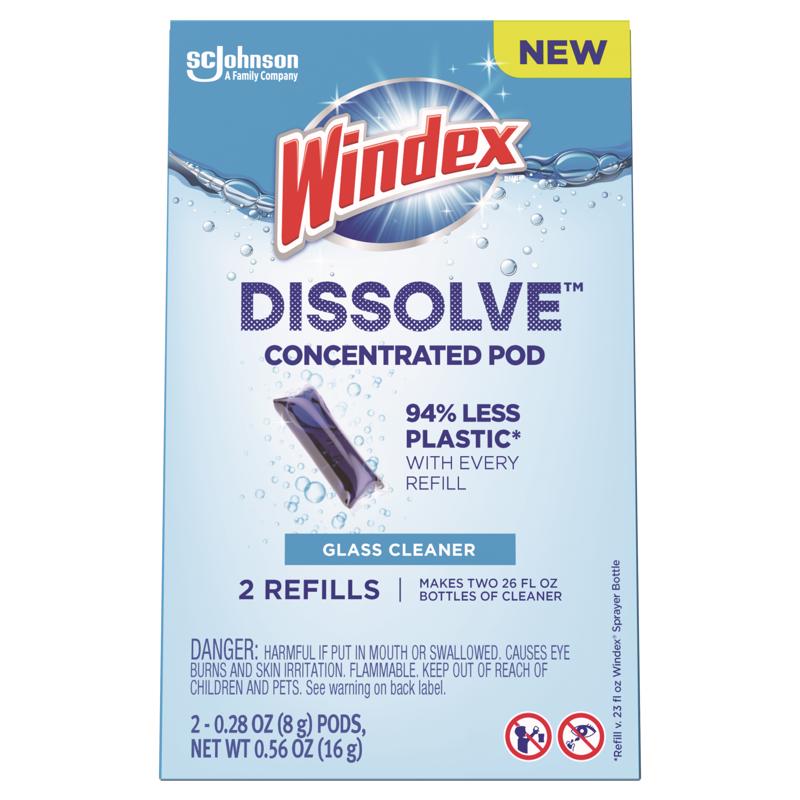 Windex DISSOLVE 399 Concentrated Pod Refill, Pack of 6