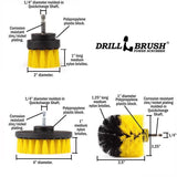 Drillbrush 4 in. W Medium Bristle Metal Handle Drill Brush Set