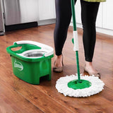 Libman Tornado 14 in. W Spin Mop with Bucket