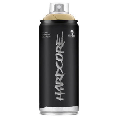 Montana Hardcore Gloss Gold Metallic Spray Paint 400 ml, Pack of 6