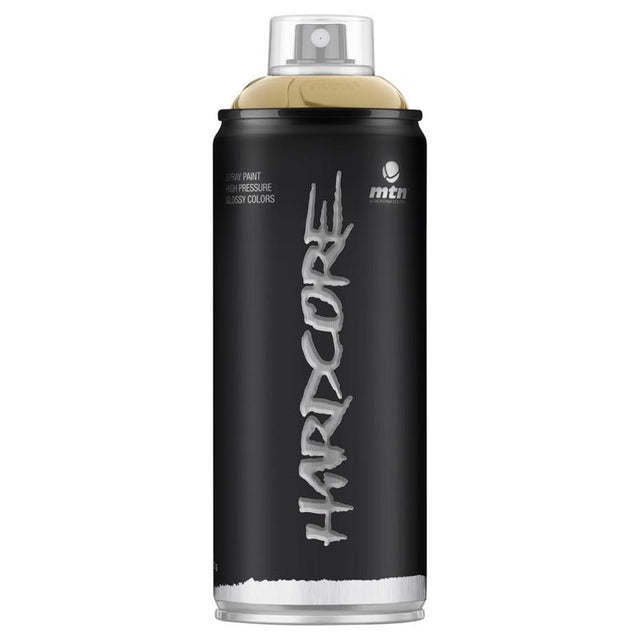 Montana Hardcore Gloss Gold Metallic Spray Paint 400 ml, Pack of 6