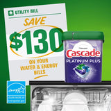 Cascade Platinum Plus Fresh Scent Pods Dishwasher Detergent 6 oz 11 pk, Pack of 6