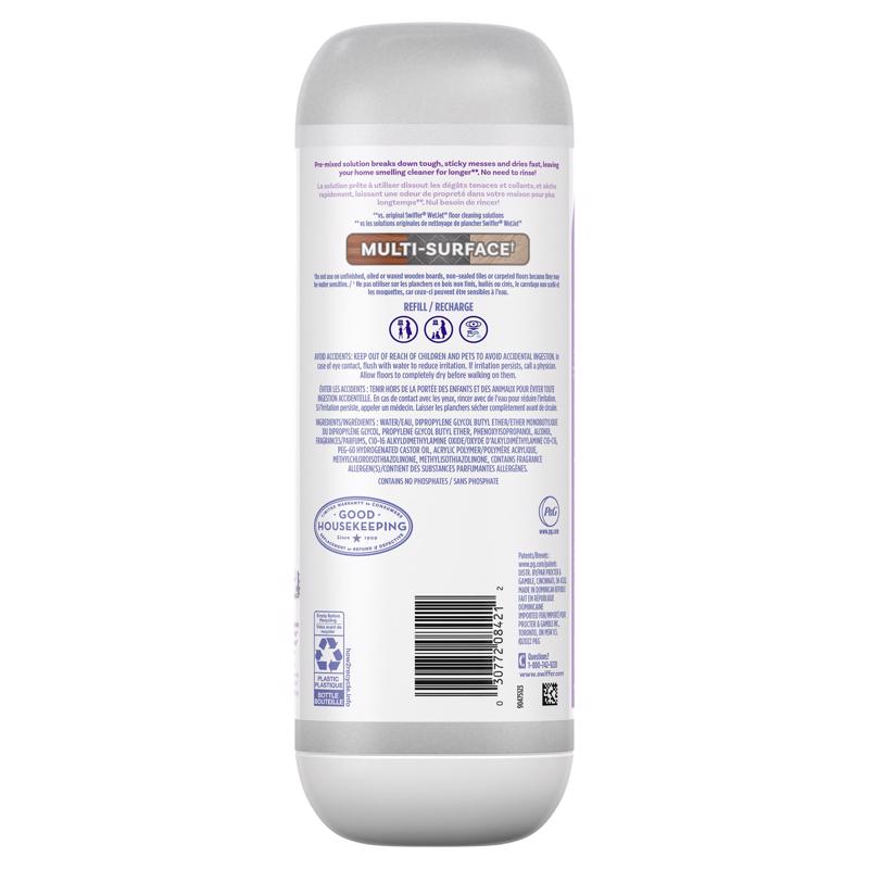 Swiffer Power Mop Lavender Scent Multi-Surface Floor Cleaner Liquid 25.3 oz, Pack of 6