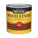 Minwax Wood Finish Semi-Transparent Satin Mocha Oil-Based Penetrating Wood Stain 1/2 pt, Pack of 4