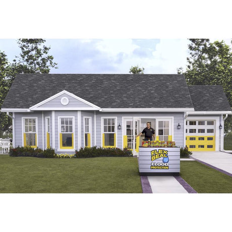 Flex Seal Family of Products Flood Protection 7.5 in. W X 20 ft. L Yellow Waterproof Repair Tape