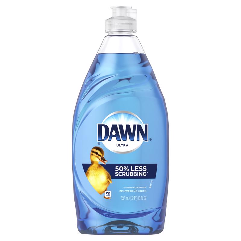 Dawn Ultra Original Scent Liquid Dish Soap 18 oz 1 pk, Pack of 10