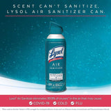 Lysol Fresh Scent Air Sanitizer 10 oz 1 pk, Pack of 6