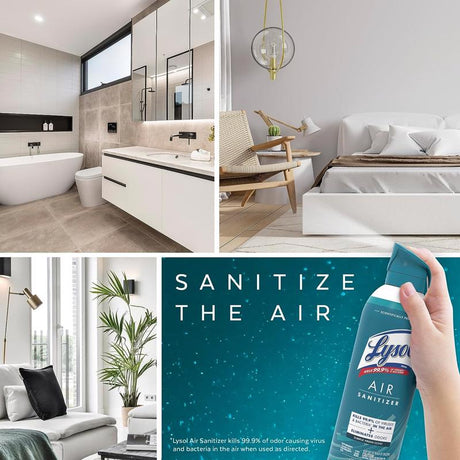 Lysol Fresh Scent Air Sanitizer 10 oz 1 pk, Pack of 6