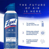 Lysol White Linen Scent Air Sanitizer 10 oz 1 pk, Pack of 6