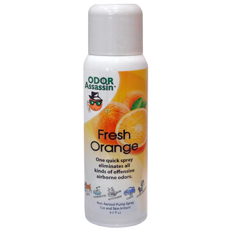 Odor Assassin Orange Scent Odor Eliminator 8 oz Liquid, Pack of 3