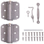 ProSource LR-114-PS Hinge Set, Galvanized Zinc, Zinc, 1 Set-Piece