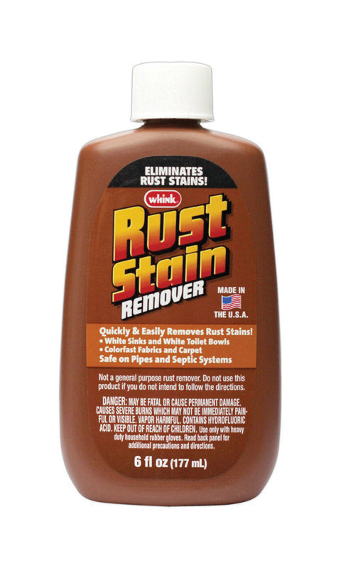 Rust-Oleum Whink No Scent Rust Stain Remover 6 oz Liquid, Pack of 6