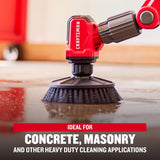 Craftsman Hard Bristle Power Scrubber Brush