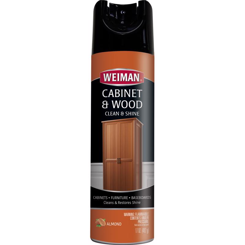 Weiman Almond Scent Furniture Cleaner and Polish 17 oz Spray, Pack of 6