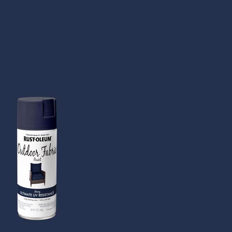 Rust-Oleum Flat Navy Fabric Spray Paint 12 oz, Pack of 6