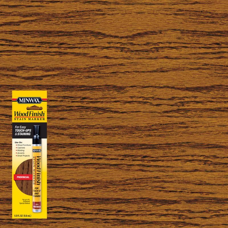 Minwax Wood Finish Stain Marker Semi-Transparent Provincial Oil-Based Stain Marker 1/3 oz