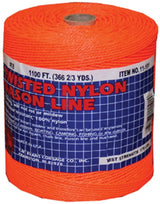 T.W. Evans Cordage 11-191 Mason Line, 1088 ft L Line, Orange Line