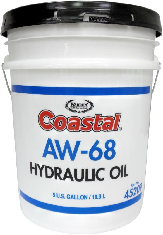 Coastal 45209 Hydraulic Oil, Clear Amber, 5 gal