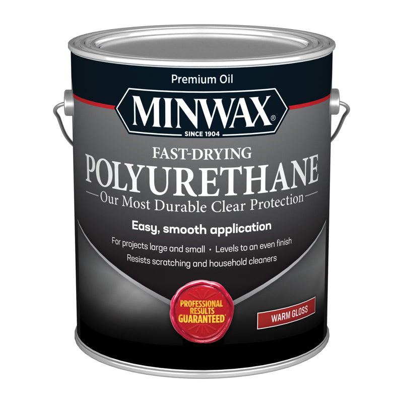 Minwax Gloss Clear Oil-Based Fast-Drying Polyurethane 1 gal, Pack of 2