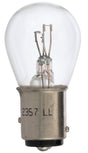 Peak 2357LL-BPP Miniature Automotive Bulb, 500 Lumens, 12.8 V, 29 W, Incandescent Lamp, Bayonet, Clear