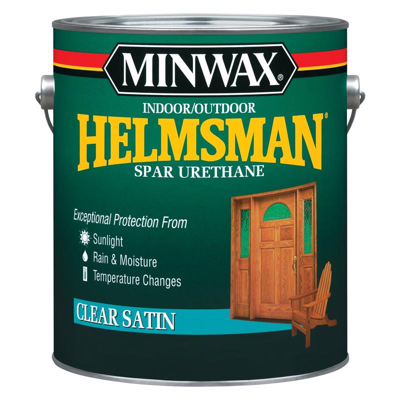 Minwax Helmsman Satin Clear Oil-Based Spar Urethane 1 gal, Pack of 2