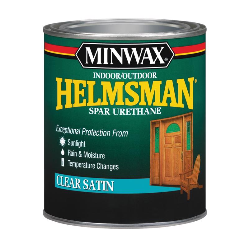 Minwax Helmsman Satin Clear Oil-Based Spar Urethane 1 qt