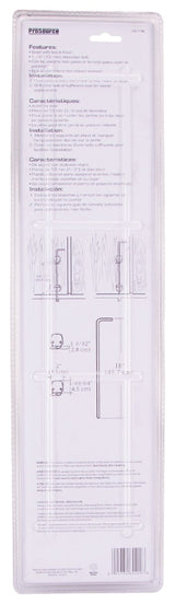 ProSource 33182PKS-PS Cane Bolt, 1/2 in Bolt Head, 18 in L Bolt, Steel