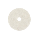 3M Natural Blend 19 in. D Non-Woven Natural/Polyester Fiber Floor Polishing Pad White, Pack of 5