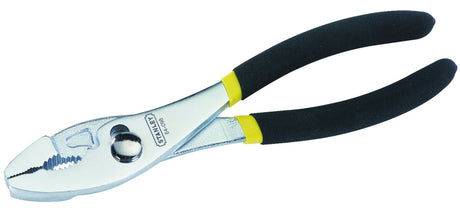 STANLEY 84-098 Slip Joint Plier, 8 in OAL, 11/16 in Jaw Opening, Cushion-Grip Handle, 1-3/8 in L Jaw