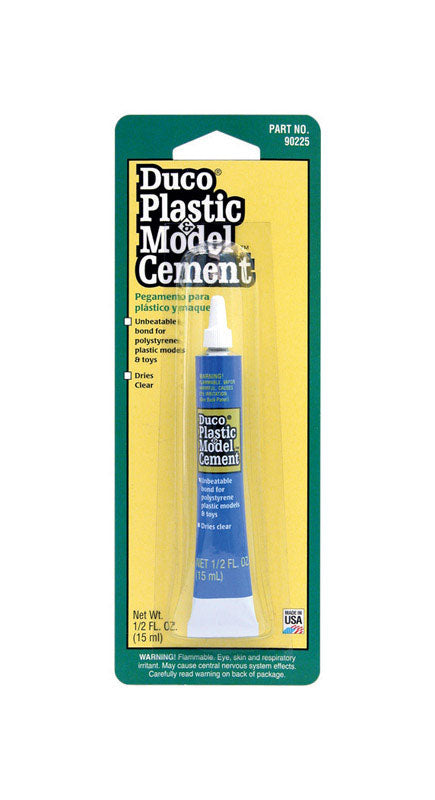 Duco Medium Strength Polyurethane Clear Plastic Model Cement 0.5 oz