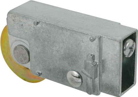 Prime-Line D 1603 Roller Assembly, 2-5/16 in L x 11/16 in W x 1-1/8 in H Dimensions, 1-1/4 in Dia Roller, Steel