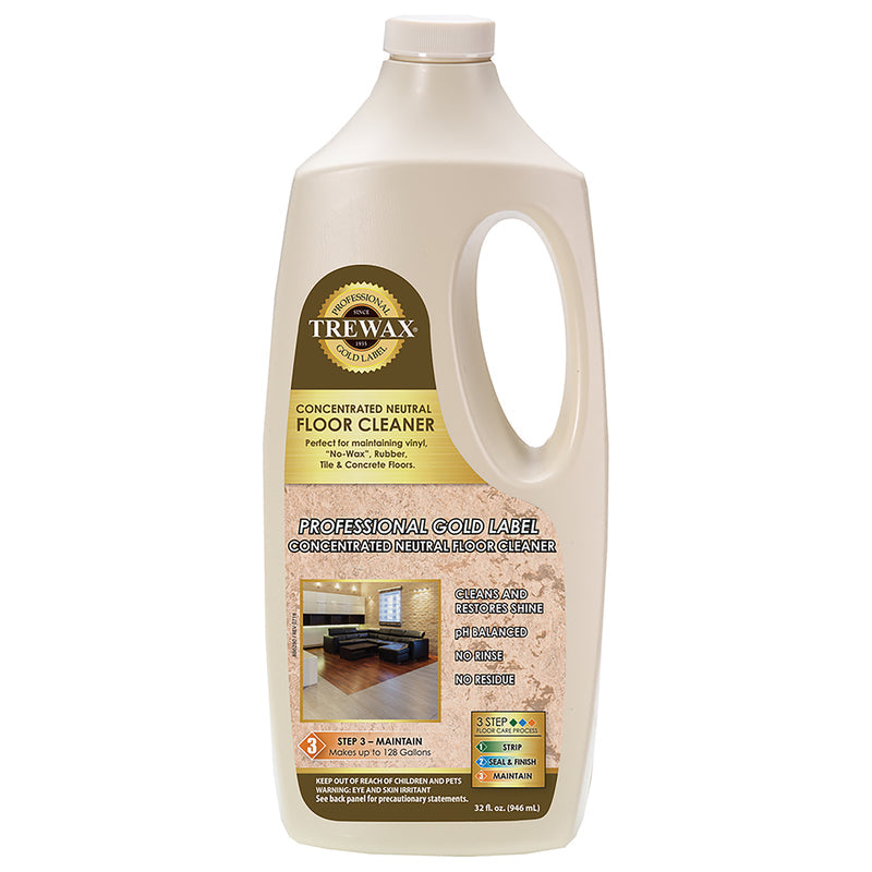 Trewax No Scent Floor Cleaner Liquid 32 oz