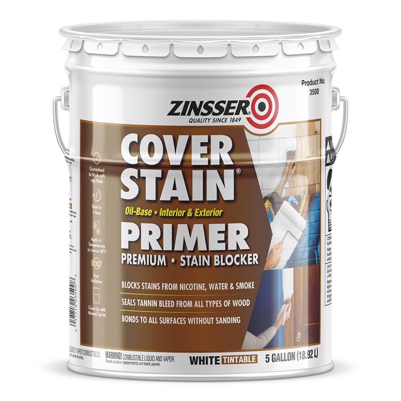 Zinsser Cover Stain White Primer and Sealer 5 gal