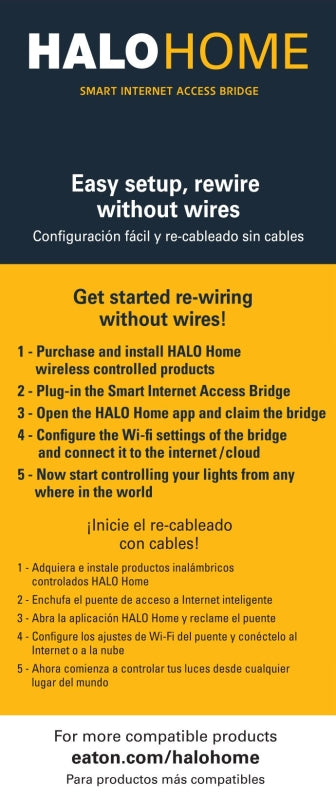 Halo HWB1BLE40AWH Internet Access Bridge, 110/120 V, White, Pack of 4