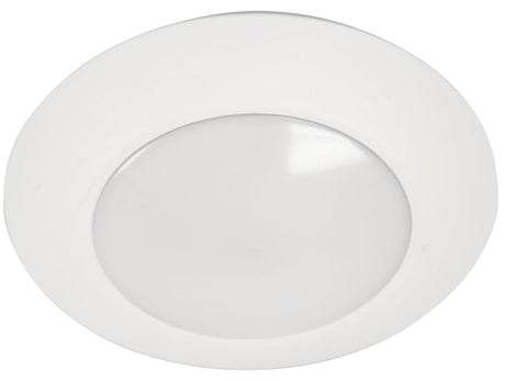 HALO HLC Series HLC6099301EWH-6BP Surface Light, 0.133 mA, 120 V, 16 W, LED Lamp, 900 Lumens, 3000 K Color Temp